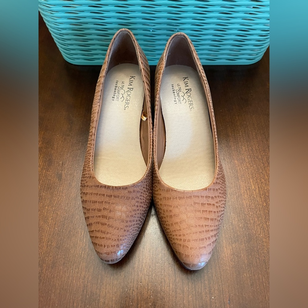 Kim Rogers Ultra Comfort Style Lona Pump SZ 6 1/2